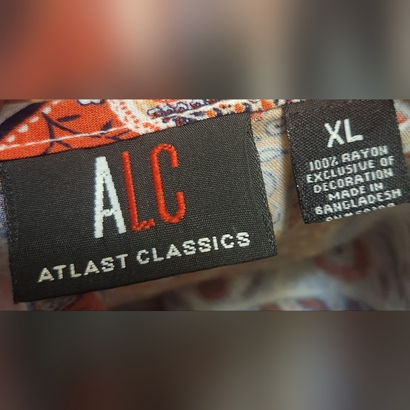 ALC‎ At Last Classics XL Colorful Paisely Sleeveless Tank Top - Picture 6 of 7